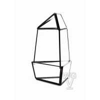 WGV International Triangular Oblisk Glass Terrarium   